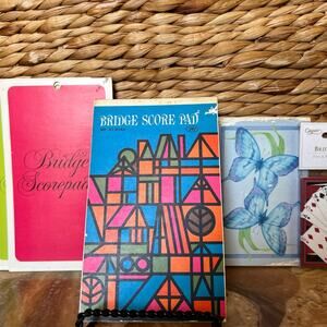 Vintage Bridge Scoring Pads